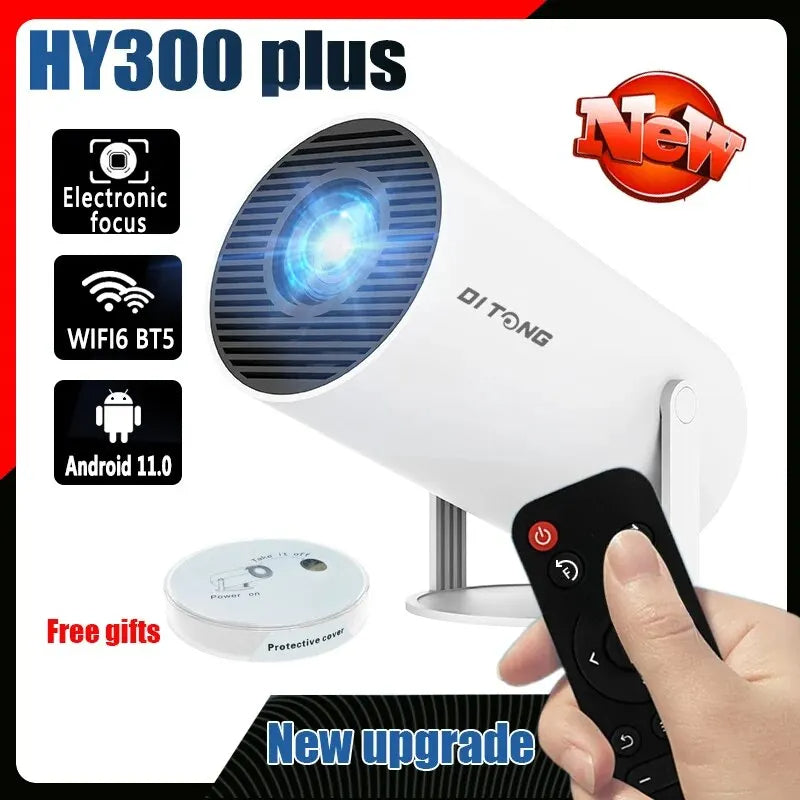 Plus HD Projector Portatil 4K 1280x720P Android Wifi LED