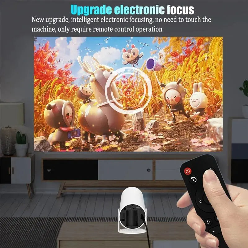 Plus HD Projector Portatil 4K 1280x720P Android Wifi LED