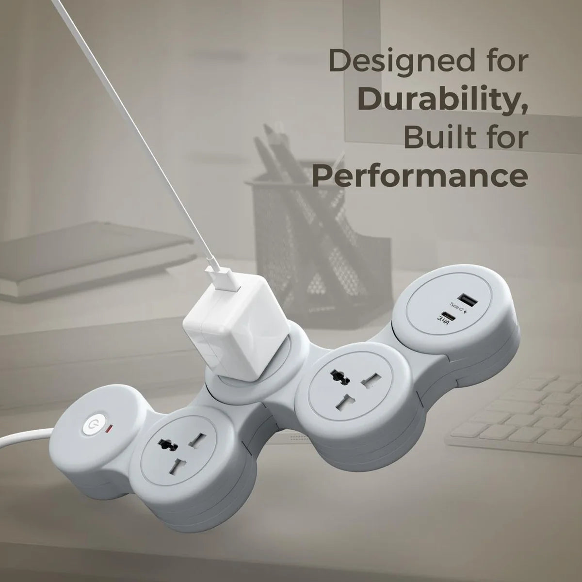 Flexible Articulated Power Strip