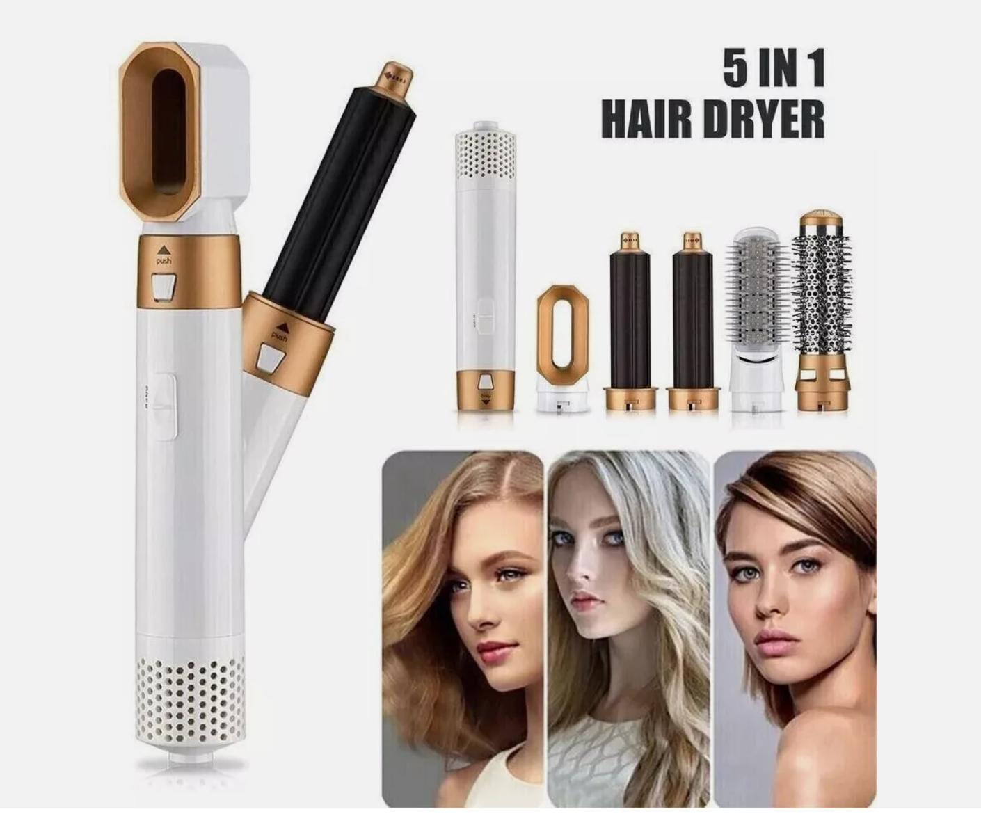 ✨Last Day 49% OFF -5-in-1 Hair Brush (FREE SHIPPING) ✨آخر يوم خصم 49٪ - فرشاة شعر 5 في 1 (شحن مجاني)